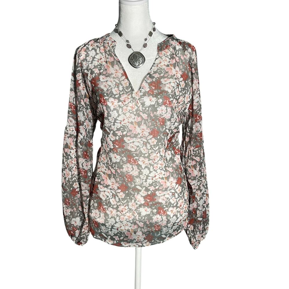 Womens floral casual wear blouse